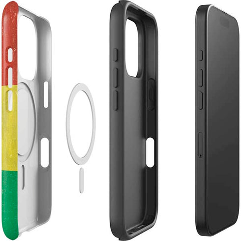 Ghana Flag Distressed iPhone 16 Pro Magsafe Impact Case